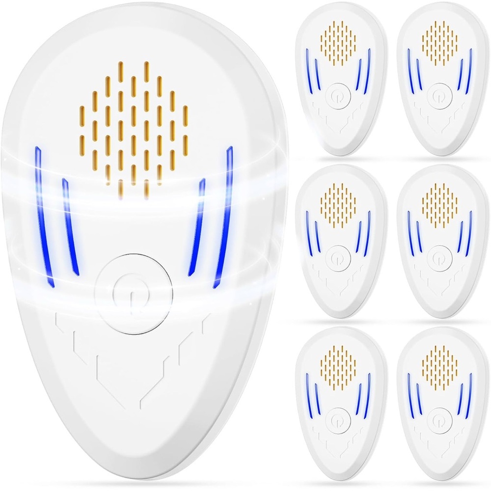 New Ultrasonic Pest Repellent Indoor 6 Packs,